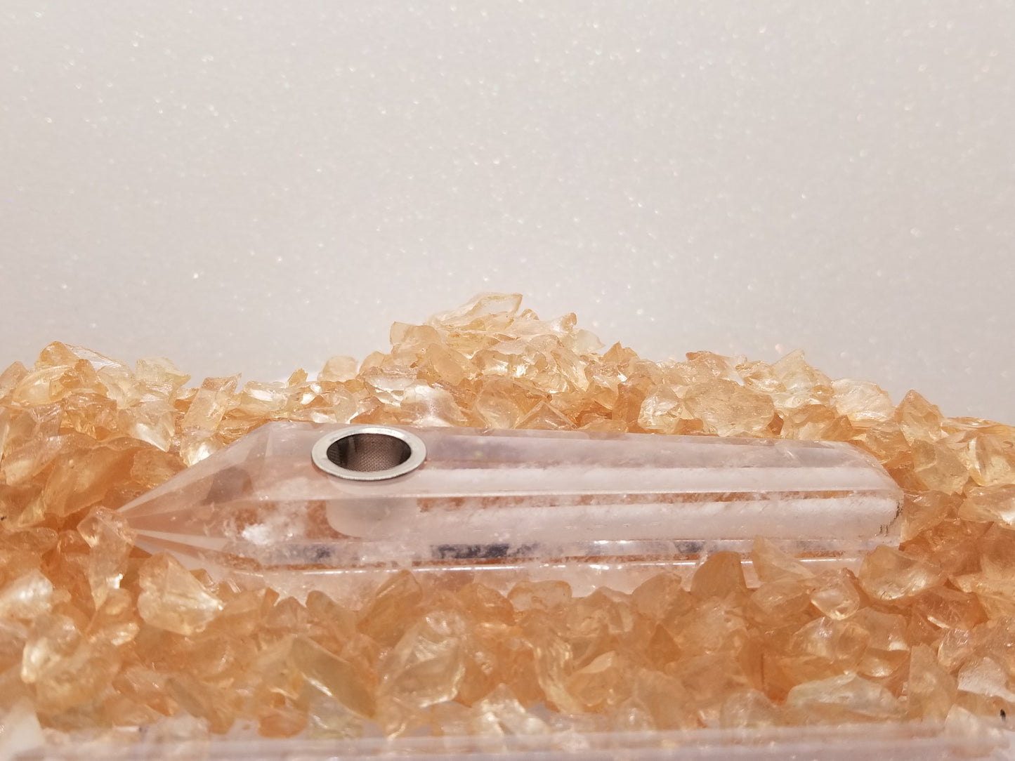 The Clear Quartz Pipe