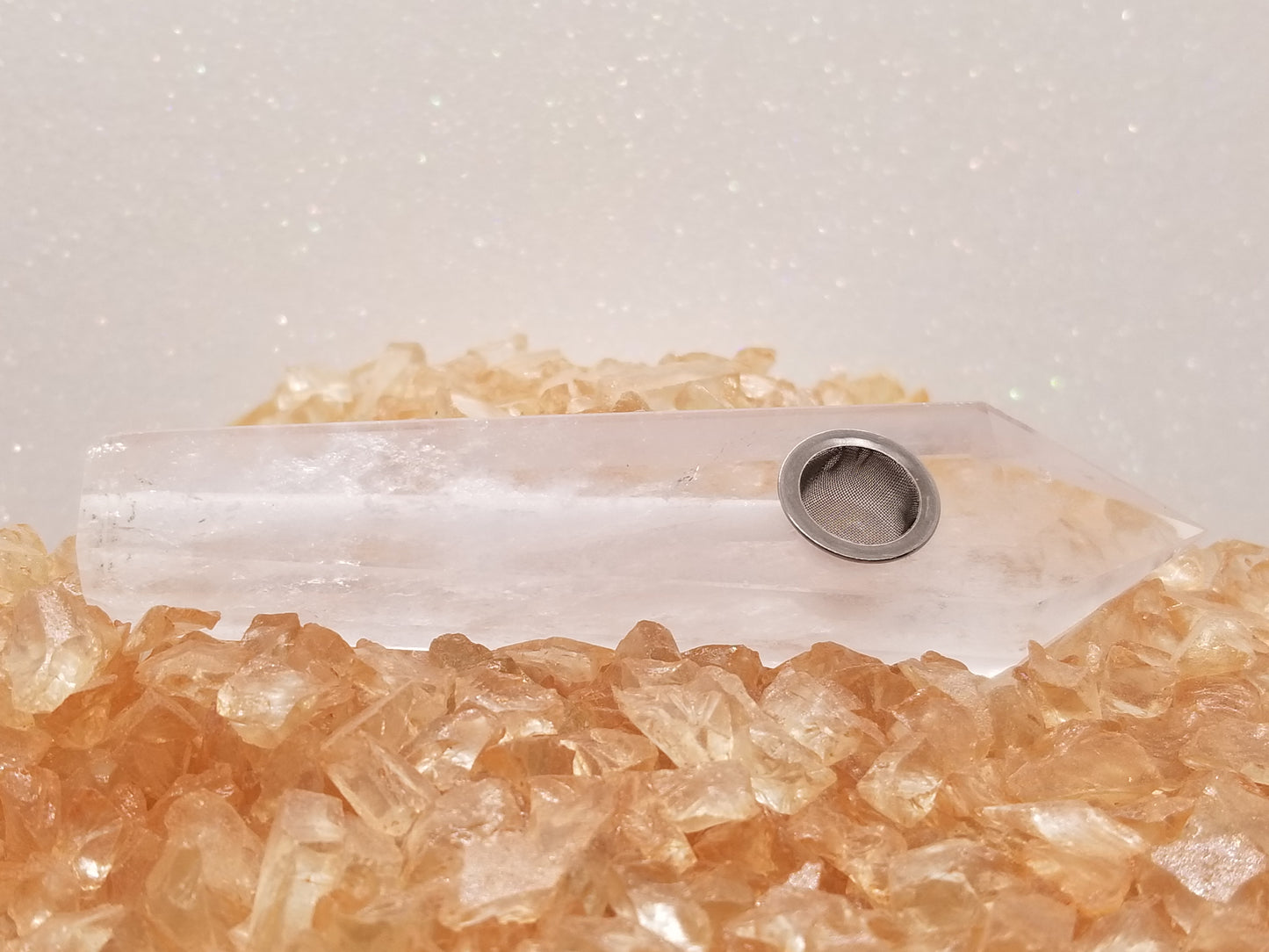The Clear Quartz Pipe