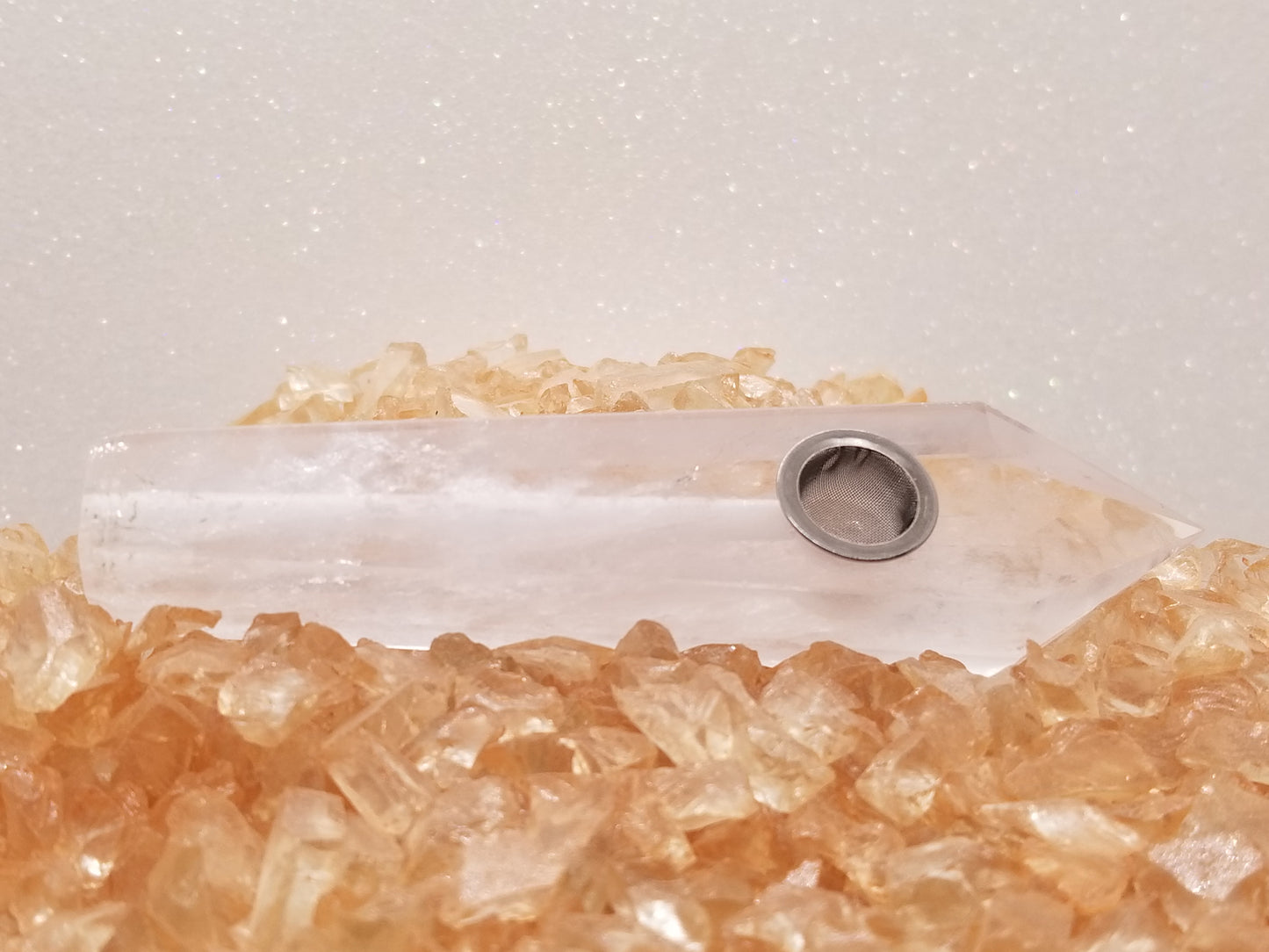 The Clear Quartz Pipe