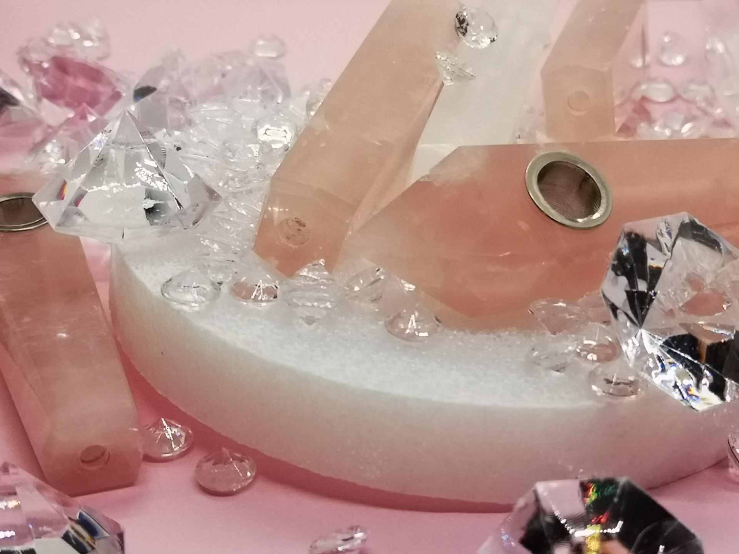 Rose Quartz Pipe